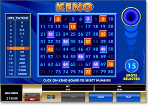 Microgaming Keno RNG