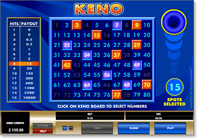 play keno for free win real money