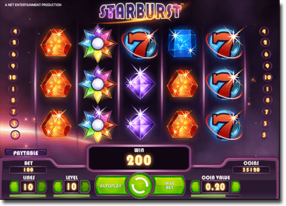 Starburst real money pokies online